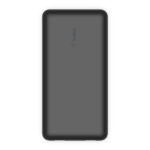 Belkin Power Bank 20K 20000 mAh Black with 2x USB-A and 1x USB-C Ports, USB-A to USB-C Cable