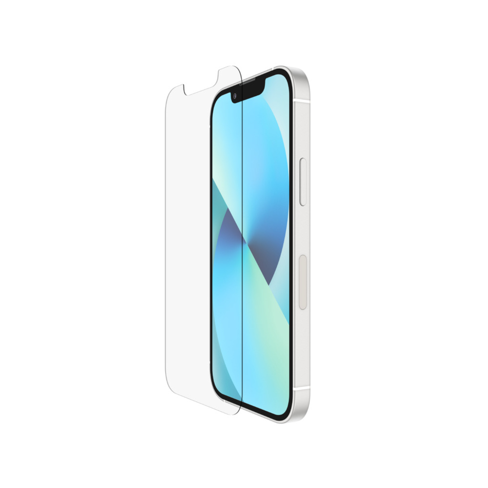 Belkin Screenforce Clear Glass Screen Protector for Apple iPhone 13 mini, 5.4", 9H Hardness, Anti-bacterial, Impact & Scratch Resistant Belkin Screenforce Clear Glass Screen Protector for Apple iPhone 13 mini, 5.4", 9H Hardness, Anti-bacterial, Impact & Scratch Resistant