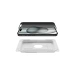 Belkin ScreenForce InvisiGlass Privacy Filter Screen Protector for Apple iPhone 16, 6.1", 9H, Tempered Glass