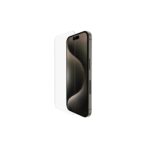 Belkin ScreenForce UltraGlass 2 Screen Protector for Apple iPhone 15 Pro, 6.1", 9H, Clear
