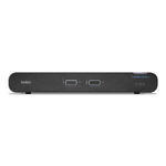 Belkin Secure 2-Port 4K Ultra HD KVM Switch with HDMI, DisplayPort and USB, Black