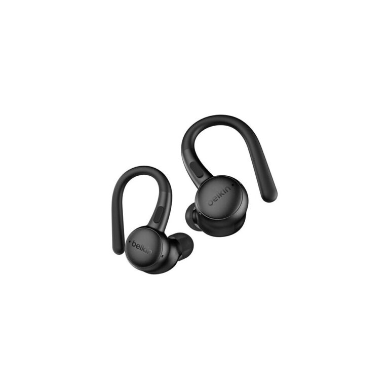 Belkin SoundForm ActiveFit Headset Wired & Wireless Bluetooth USB-C ANC Microphone Black