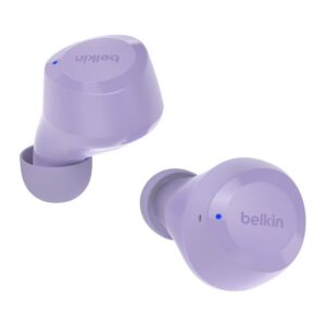 Belkin SoundForm Bolt Wireless In-ear Headset with Built-in Mic IPX4 Bluetooth 5.2 Lavender