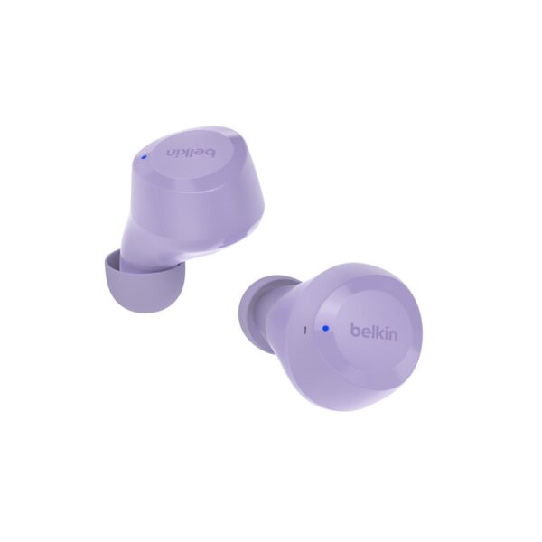 Belkin SoundForm Bolt Wireless In-ear Headset with Built-in Mic IPX4 Bluetooth 5.2 Lavender
