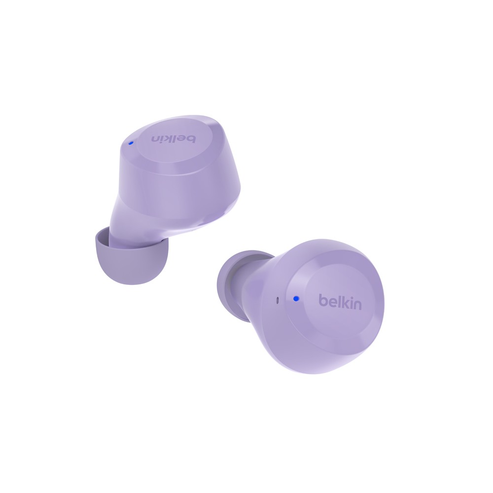 Belkin SoundForm Bolt Wireless In-ear Headset with Built-in Mic IPX4 Bluetooth 5.2 Lavender Belkin SoundForm Bolt Wireless In-ear Headset with Built-in Mic IPX4 Bluetooth 5.2 Lavender