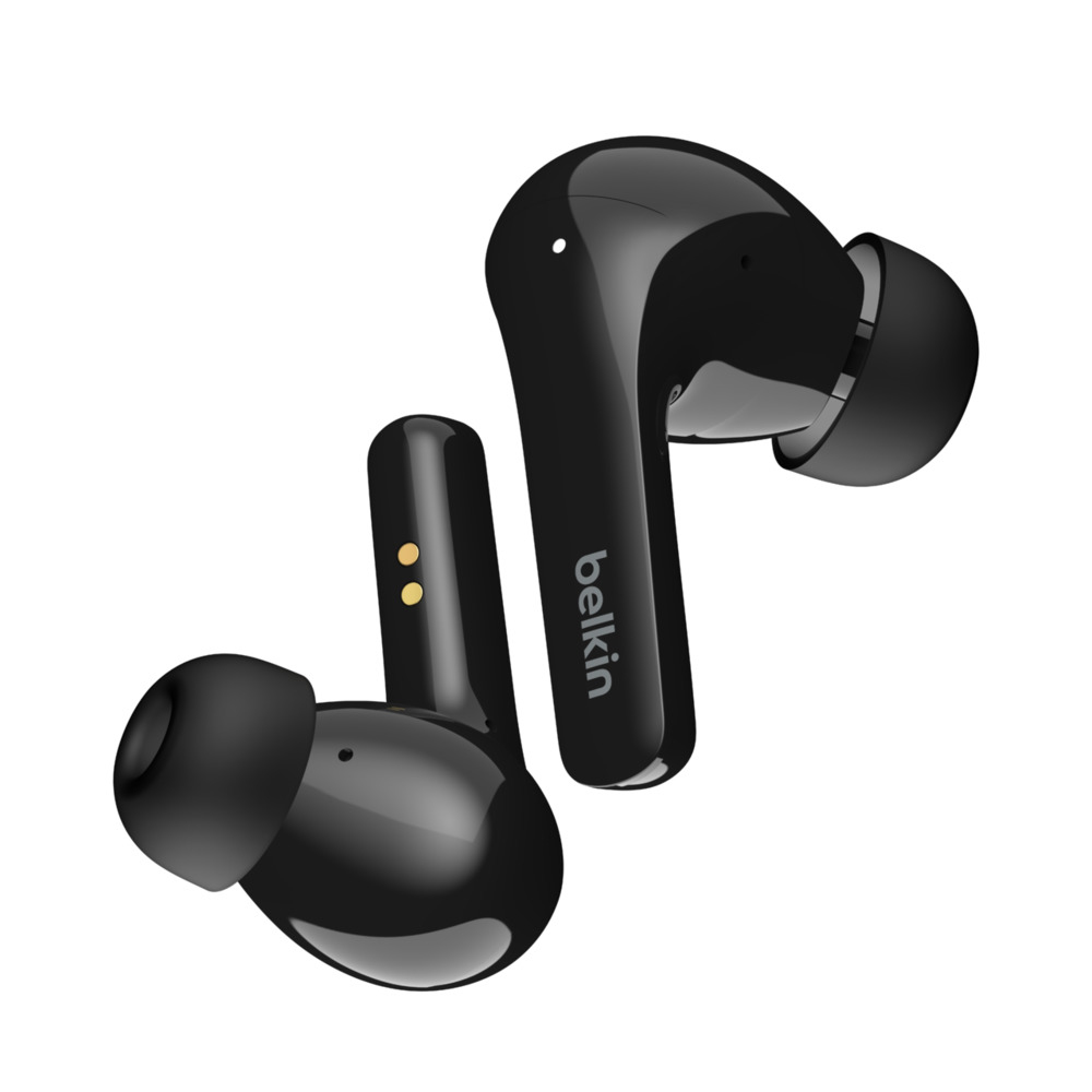 Belkin SOUNDFORM Flow Wireless In-ear Headset with ANC Microphone & Wireless Charging - Black Belkin SOUNDFORM Flow Wireless In-ear Headset with ANC Microphone & Wireless Charging - Black