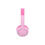 Belkin SoundForm Mini 2 Wireless On-Ear Headphones with Built-in Mic, 85dB Volume Cap, Pink