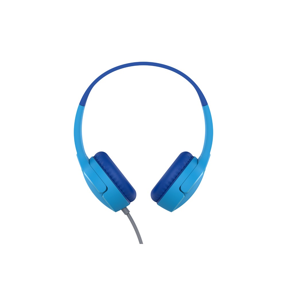 Belkin SoundForm Mini Headset Wired On-Ear Headphones for Kids with 85dB Volume Cap Blue Belkin SoundForm Mini Headset Wired On-Ear Headphones for Kids with 85dB Volume Cap Blue