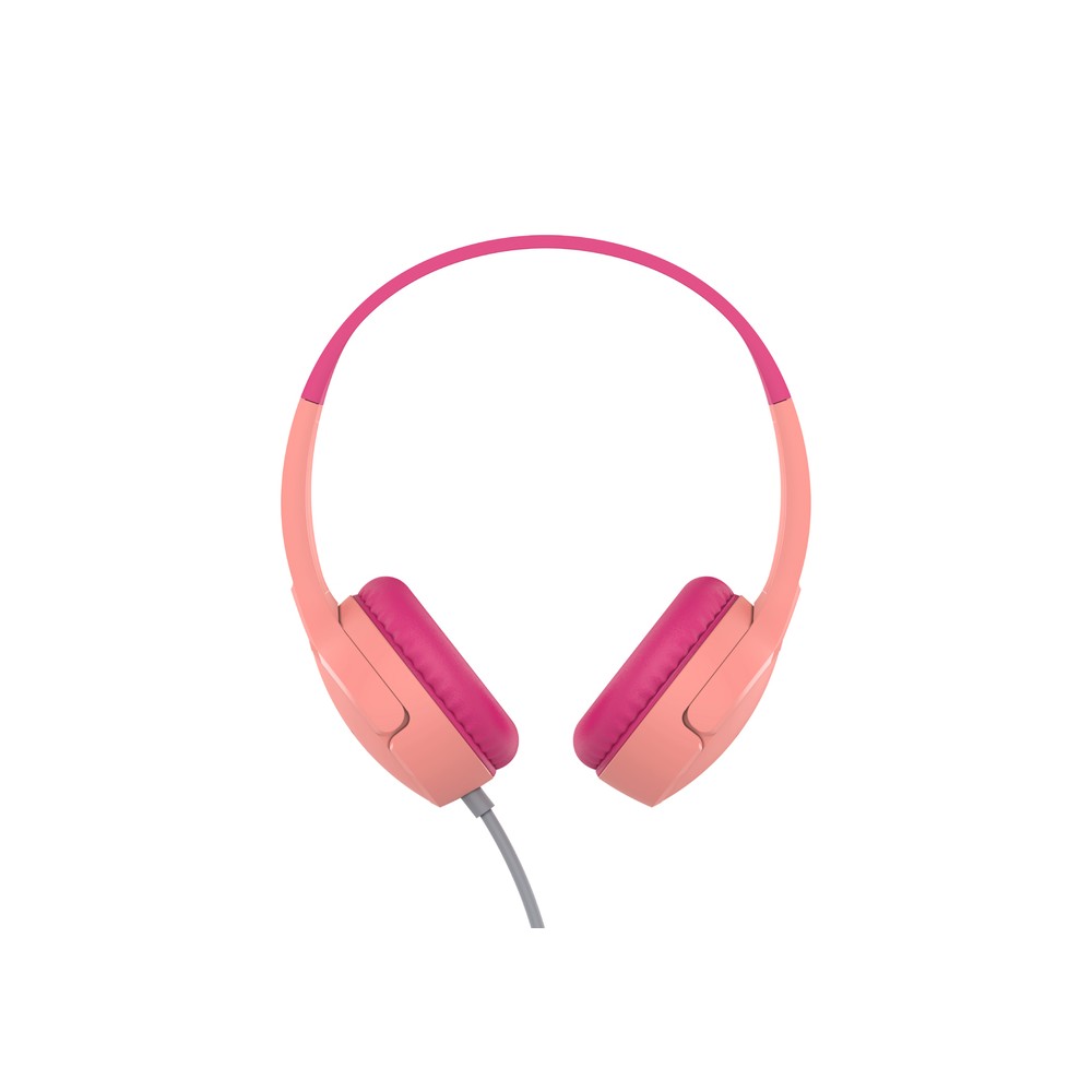 Belkin SoundForm Mini Wired On-Ear Headphones for Kids - 85dB Volume Cap, Pink Belkin SoundForm Mini Wired On-Ear Headphones for Kids - 85dB Volume Cap, Pink