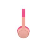 Belkin SoundForm Mini Wireless Headset for Children - Pink, USB-C, Built-in Mic, 85dB Volume Cap