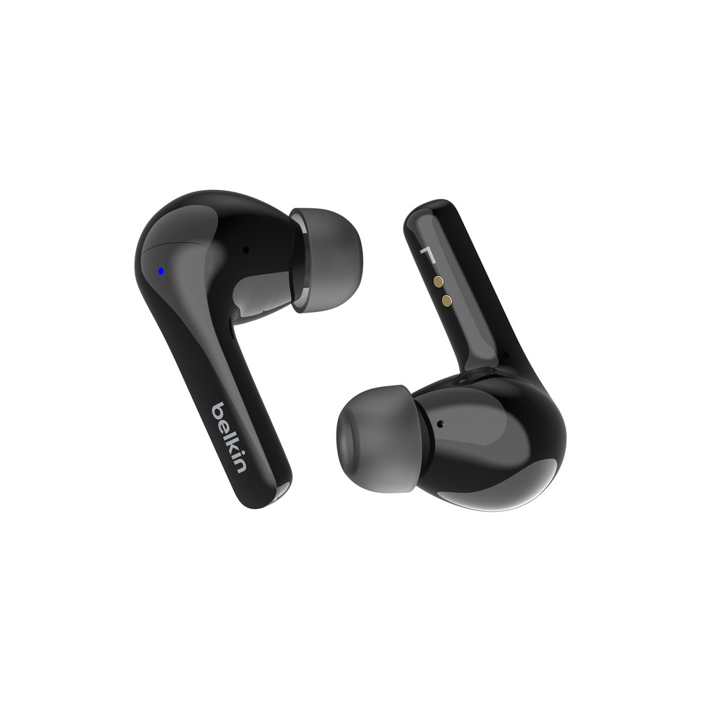 Belkin SoundForm Motion Headset True Wireless In-ear Bluetooth Earbuds Black with Mic Belkin SoundForm Motion Headset True Wireless In-ear Bluetooth Earbuds Black with Mic