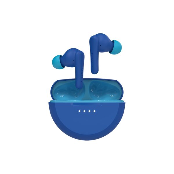 Belkin SoundForm Nano 2 Wireless In-ear Earbuds for Kids with Built-in Microphone, Bluetooth 5.3, Blue
