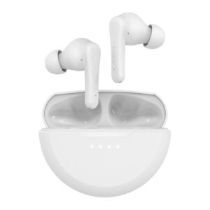 Belkin SoundForm Rhythm Wireless Earbuds Bluetooth 5.3 IPX5 Built-in Mic White