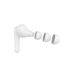 Belkin SoundForm Rhythm Wireless Earbuds Bluetooth 5.3 IPX5 Built-in Mic White