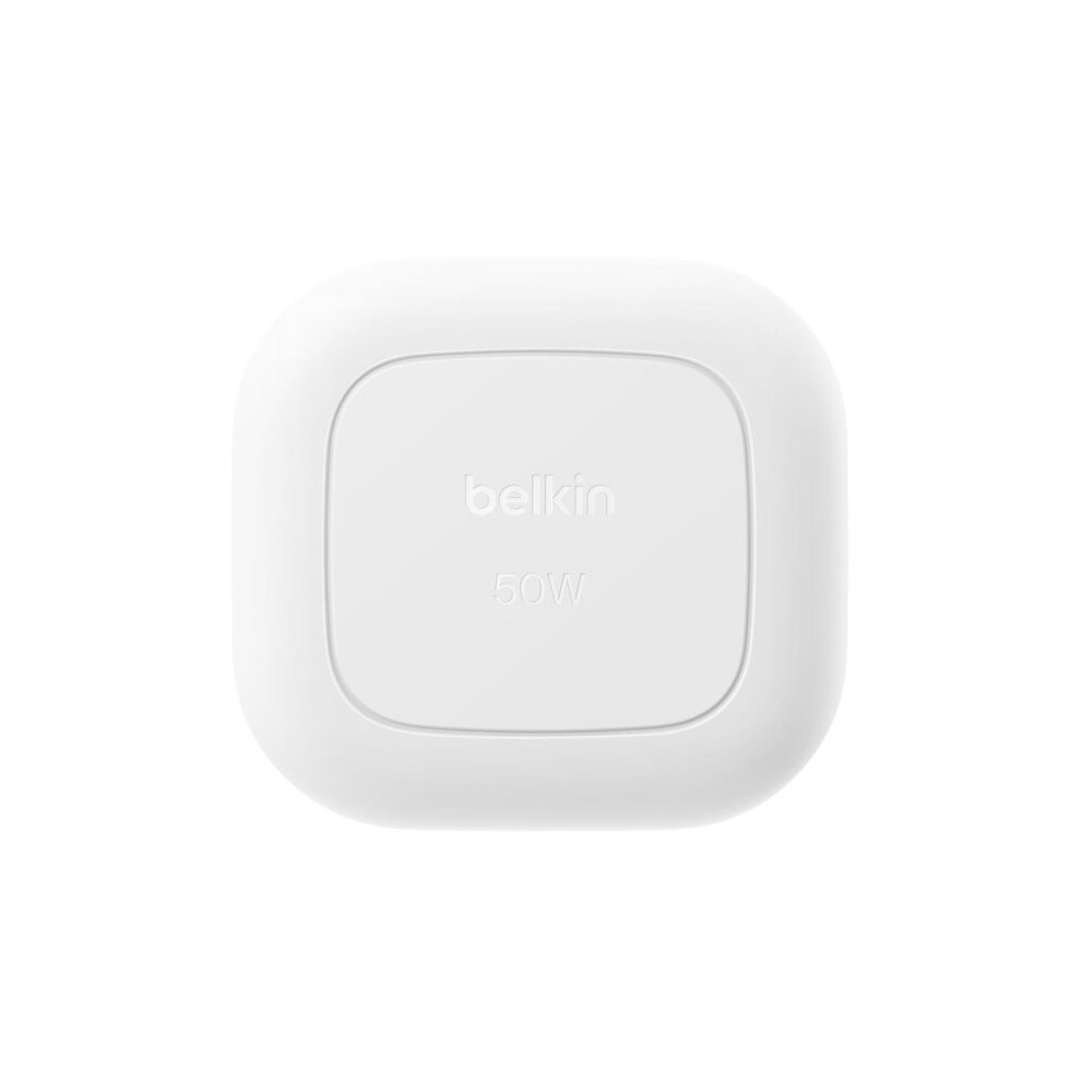Belkin Universal 50W Dual USB-C GaN Wall Charger with Power Delivery White