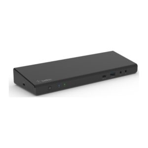 Belkin USB-C 4K Dock 85W Triple Display Docking Station for MacBook, Chromebook & Windows - Black
