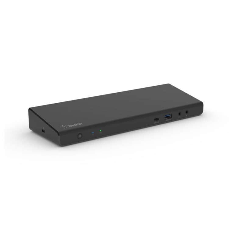 Belkin USB-C 4K Dock 85W Triple Display Docking Station for MacBook, Chromebook & Windows - Black