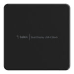 Belkin USB-C Dual Display Docking Station, USB 3.2 Gen 1, 85W Power Delivery, Black
