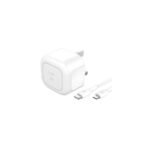 Belkin WCA008MY1MWH-B5 Wall Charger 30W USB-C PD 3.1 with USB-C to Lightning Cable White