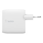 Belkin WCB002VFWH 24W Dual USB-A Wall Charger for Smartphone & Tablet - White