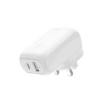 Belkin WCB009MYWH 42W Dual Port USB-C & USB-A Universal Wall Charger with PD 3.0 - White