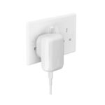Belkin WCB009MYWH 42W Dual Port USB-C & USB-A Universal Wall Charger with PD 3.0 - White