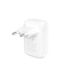 Belkin WCB009vfWH 42W Dual Port USB-C Charger with PPS for Laptop, Smartphone, Tablet - White