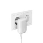 Belkin WCB009vfWH 42W Dual Port USB-C Charger with PPS for Laptop, Smartphone, Tablet - White