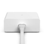Belkin WCH010myWH 108W 4-Port GaN AC Fast Charger with 2x USB-C & 2x USB-A, White