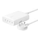 Belkin WCH015MYWH 200W GaN 4-Port USB-C Universal Fast Charger with Power Delivery 3.1 - White