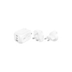 Belkin WCH016hqWH USB-C & USB-A Universal GaN Fast Wall Charger 100W White