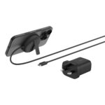 Belkin WIA011myBK Qi2 Wireless Charging Pad with MagSafe 15W USB-C 2m Cable Black