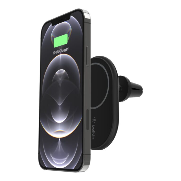 Belkin WIC004BTBK Auto Wireless Car Charger 10W for iPhone 13/12 Series - Black