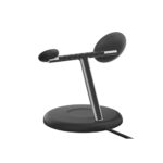 Belkin WIZ023 3-in-1 Wireless Charging Stand for iPhone, Apple Watch and AirPods, Black