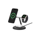 Belkin WIZ023 3-in-1 Wireless Charging Stand for iPhone, Apple Watch and AirPods, Black