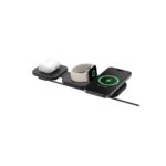 Belkin WIZ024MYBK BoostCharge Pro 3-in-1 Wireless Charger with Qi2, MagSafe, 15W Fast Charging, Black