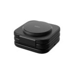 Belkin WIZ024MYBK BoostCharge Pro 3-in-1 Wireless Charger with Qi2, MagSafe, 15W Fast Charging, Black