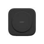 Belkin WIZ024MYBK BoostCharge Pro 3-in-1 Wireless Charger with Qi2, MagSafe, 15W Fast Charging, Black