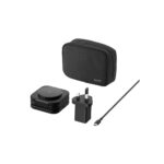 Belkin WIZ024MYBK BoostCharge Pro 3-in-1 Wireless Charger with Qi2, MagSafe, 15W Fast Charging, Black