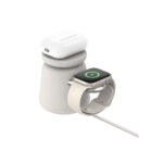 Belkin WIZ027MYH37 Qi2 Wireless Charging Pad for iPhone, Watch & Headset - White, 15W