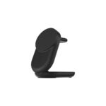 Belkin WIZ037MYBK 3-in-1 Wireless Charger with Qi2, MagSafe, 45W USB-C PD, Black