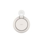Belkin WIZ040MYSD Qi2 45W 3-in-1 Wireless Charger with MagSafe for iPhone & AirPods - White/Chrome