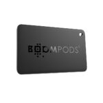 Boompods BOOMCARD Item Finder Black Credit Card Size Waterproof for Apple Find My