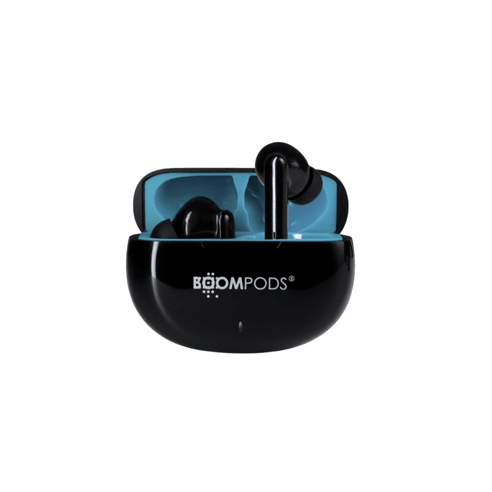 Boompods SKIM True Wireless Stereo In-Ear Headset with Built-in Microphone, Black Boompods SKIM True Wireless Stereo In-Ear Headset with Built-in Microphone, Black