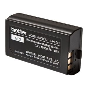 Brother BA-E001 Battery for P-touch H300/LI - 1900 mAh Li-Ion Black