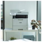 Brother DCP-L5510DW Mono Laser MFP Printer 48 ppm A4 Wi-Fi Auto Duplex 3.5" Touchscreen White