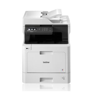 Brother DCP-L8410CDW Colour Laser Multifunction Printer with Wi-Fi, 31 ppm, Duplex, Black/White