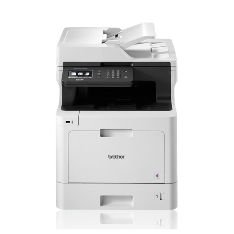 Brother DCP-L8410CDW Colour Laser Multifunction Printer with Wi-Fi, 31 ppm, Duplex, Black/White