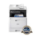 Brother DCP-L8410CDW Colour Laser Multifunction Printer with Wi-Fi, 31 ppm, Duplex, Black/White