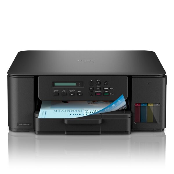 Brother DCP-T580DW 3-in-1 Colour Inkjet Printer for Home & Office, Auto Duplex, Wi-Fi, Black
